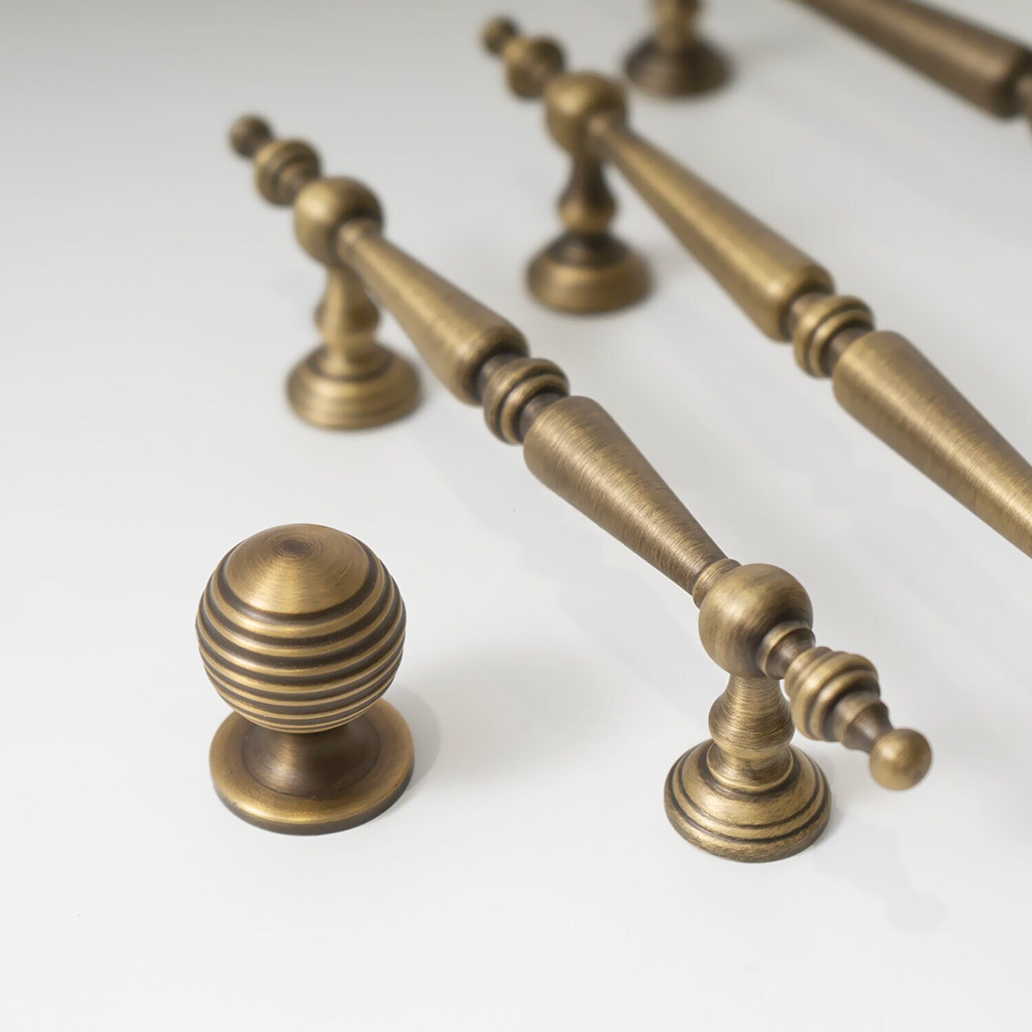 Antique Brass Door Pull Handles Drawer Pull Handle Cabinet