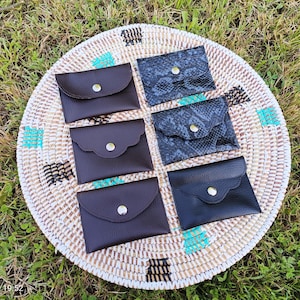 Porte carte, porte monnaie, pochette simili cuir