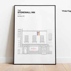 Stonewall Inn Print | LGBTQ Pride | Manhattan, New York | Wall Art | Architecture Print