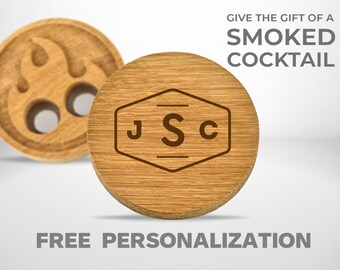 Bourbon Gifts for Him | Fathers Day Gift Custom | Cocktail Smoker Kit | Groomsmen Gifts Engraved | Alcohol Gifts for Men | Bar Gifts for Dad