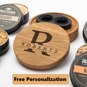 Personalize Cocktail Smoker Kit | Top Rated Valentine&#39;s Gift | Bourbon Lover Gift | Manly Gift | 5th Anniversary Gift| Birthday Gift for Him