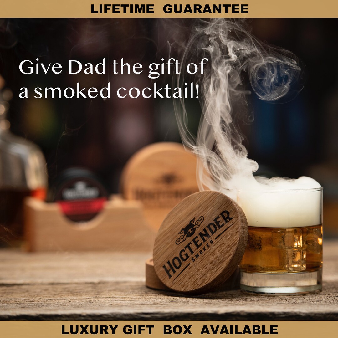 Personalize Cocktail Smoker Kit Fathers Day Gift Personalized Bourbon Gifts for Dad Dad Gifts