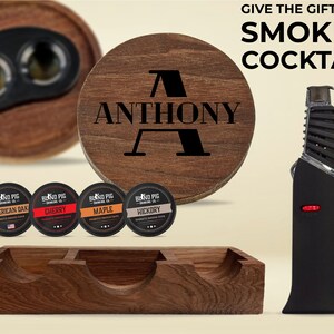 Personalized Cocktail Smoker Kit, Cocktail Smoker Top, Cocktail Smoker ...