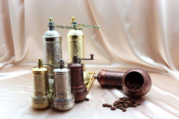Antique Brass Copper Coffee Grinder,Mills