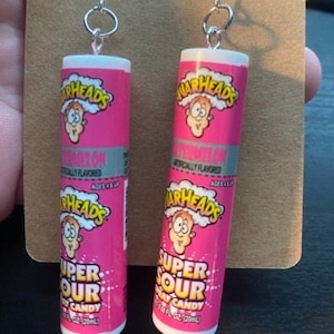 Miniature Super Sour Warheads Spray Candy Mini Brands Novelty 3D Pin Brooch