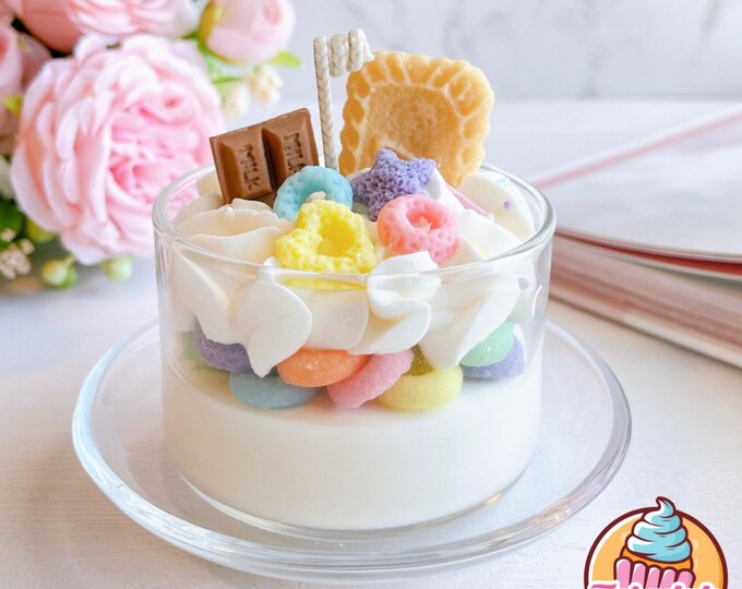 Mini Cereal Container Candle Food Candle Cereal Candle Fruit Loop