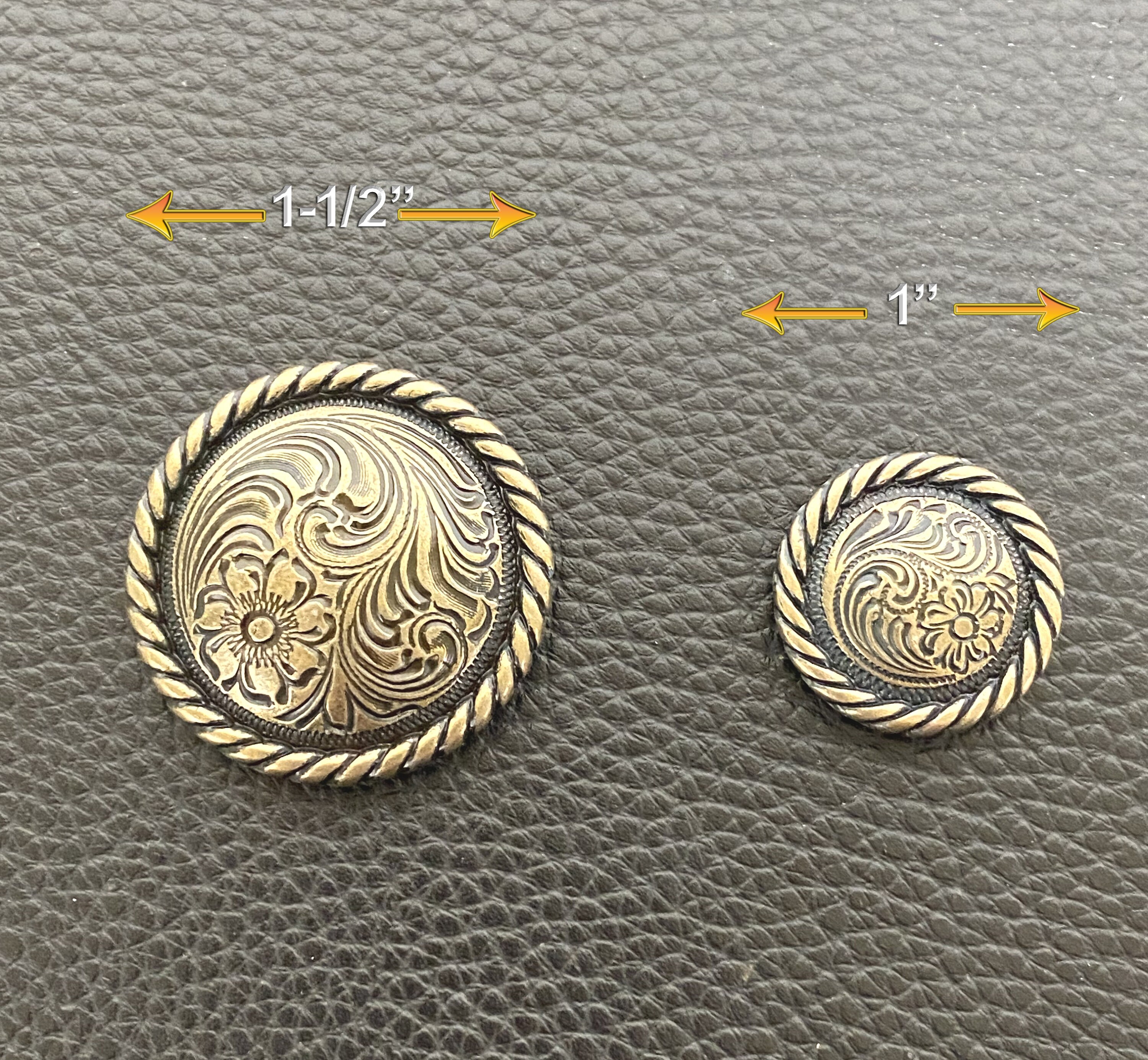 Vintage Brass Saddle Harness Bridle Medallions Emblems English