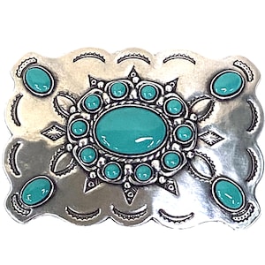 Turquoise and Silver Belt - Etsy display picture 2