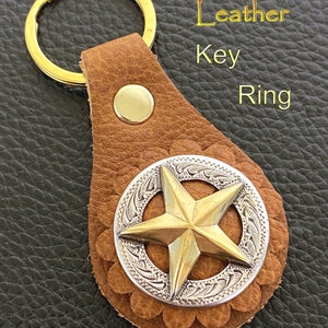 Concho Keychain - Etsy
