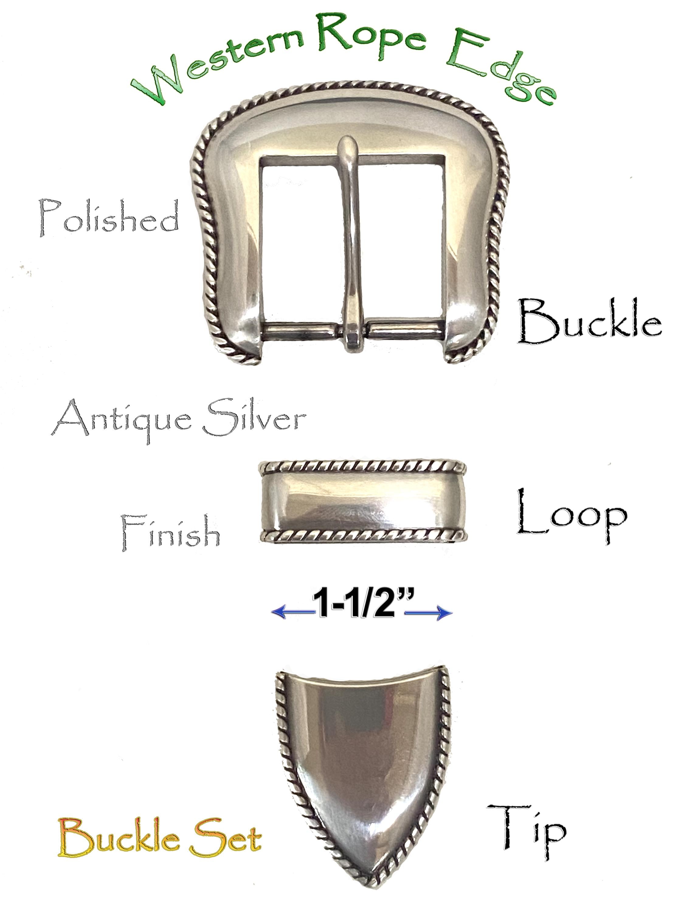 Lot De Boucles Avec Bord Cordé 3/4″ Pour Bride – Jamais Utilisées, Super état