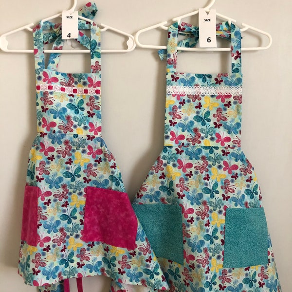 Girls Butterfly apron