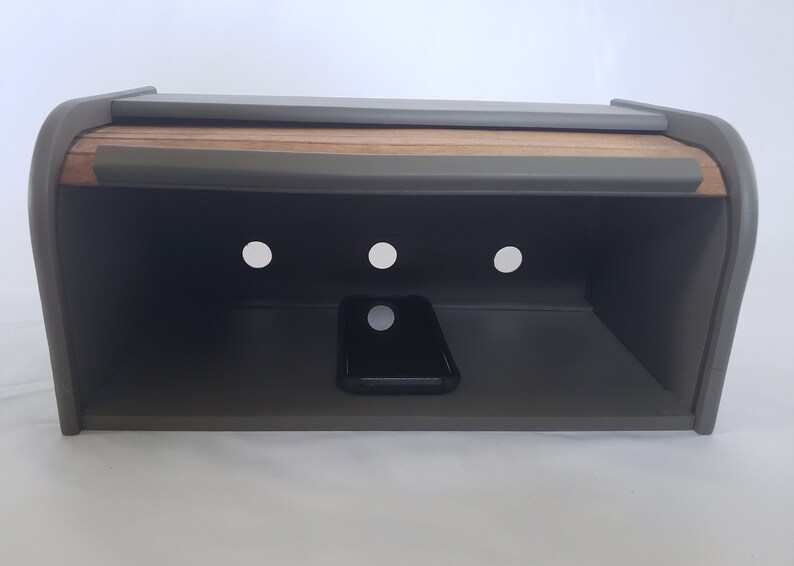 Two Toned Bread Box Charging Station Etsy