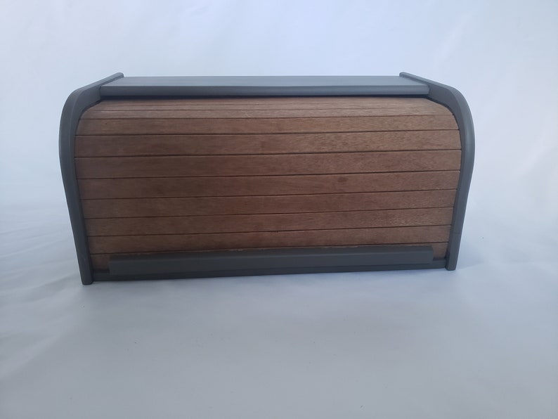 Two Toned Bread Box Charging Station Etsy