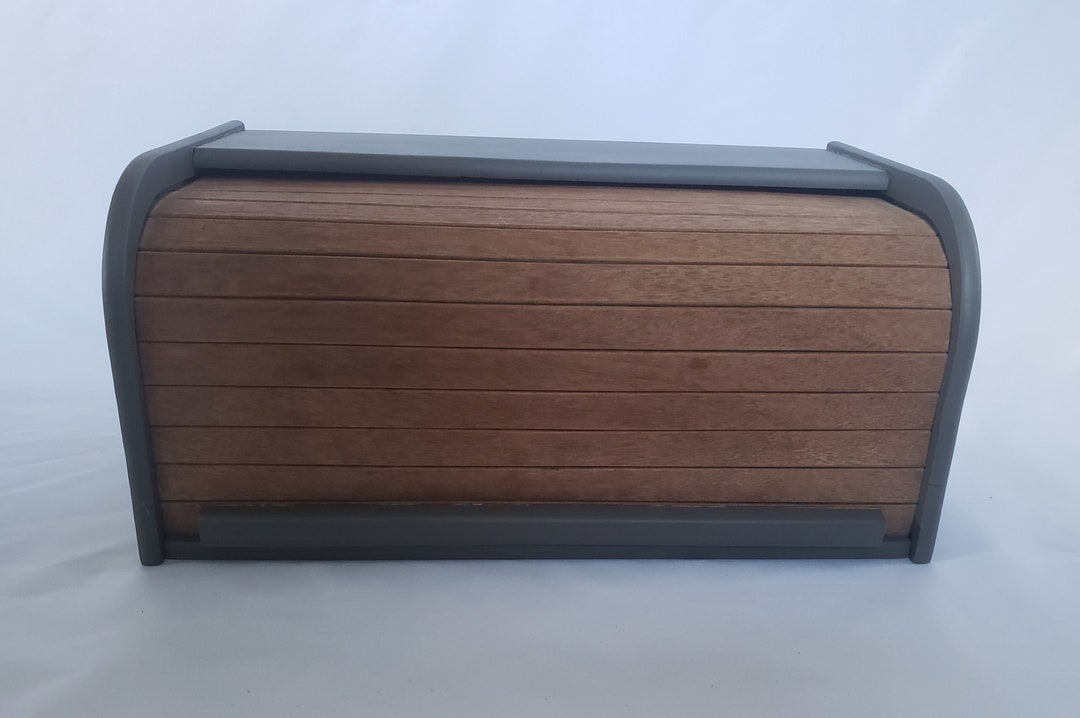 Two Toned Bread Box Charging Station Etsy