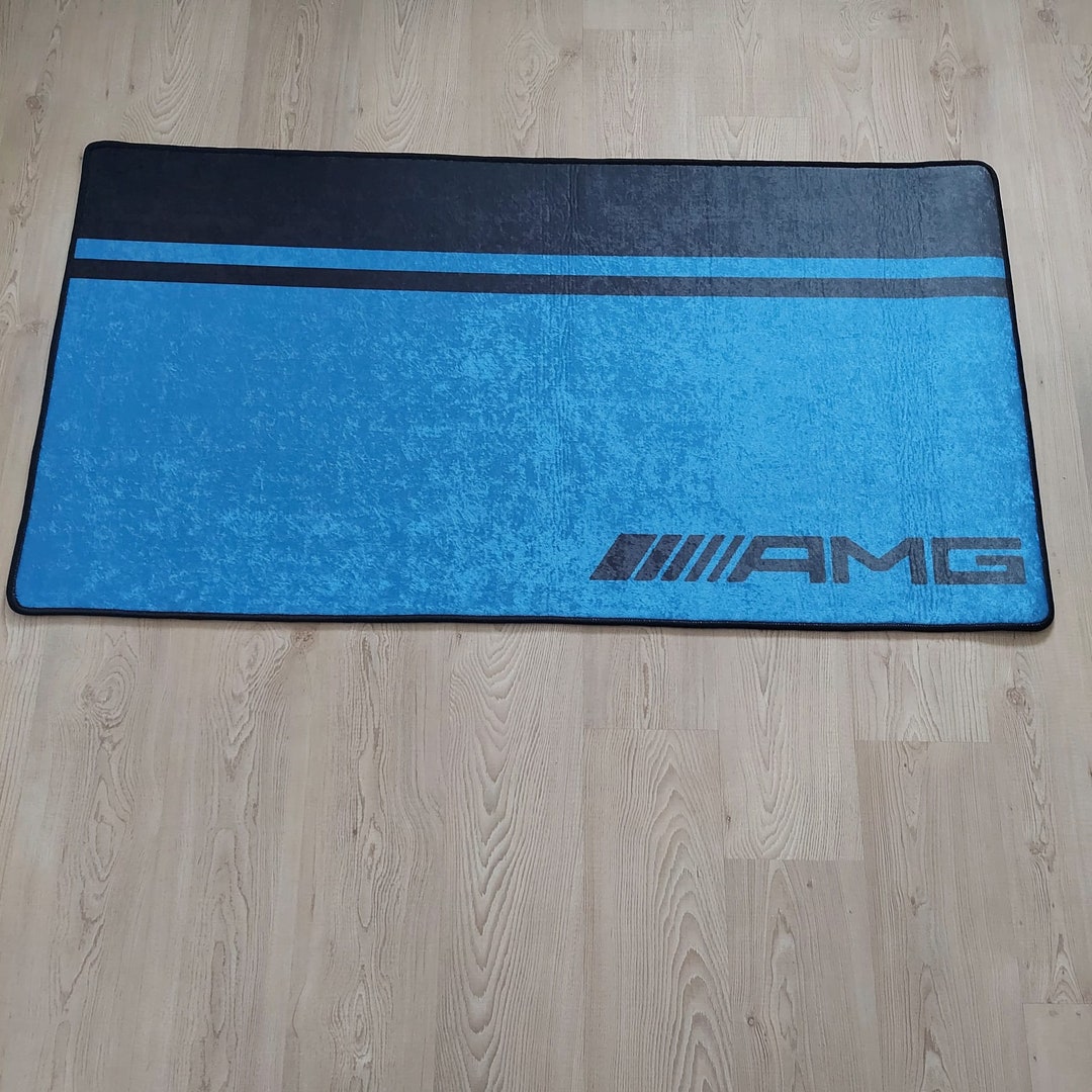 Mercedes Benz Amg Logo Round Rug, Carpet, Car Brand, Man Cave Rug
