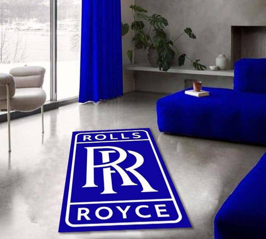 Rolls Royce Rug Man Cave Living Room Rug Gift for Father Etsy