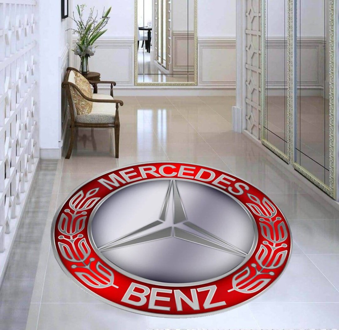 Mercedesbenz Vintage Rug Mercedesbenz Carpet Mercedesbenz Etsy