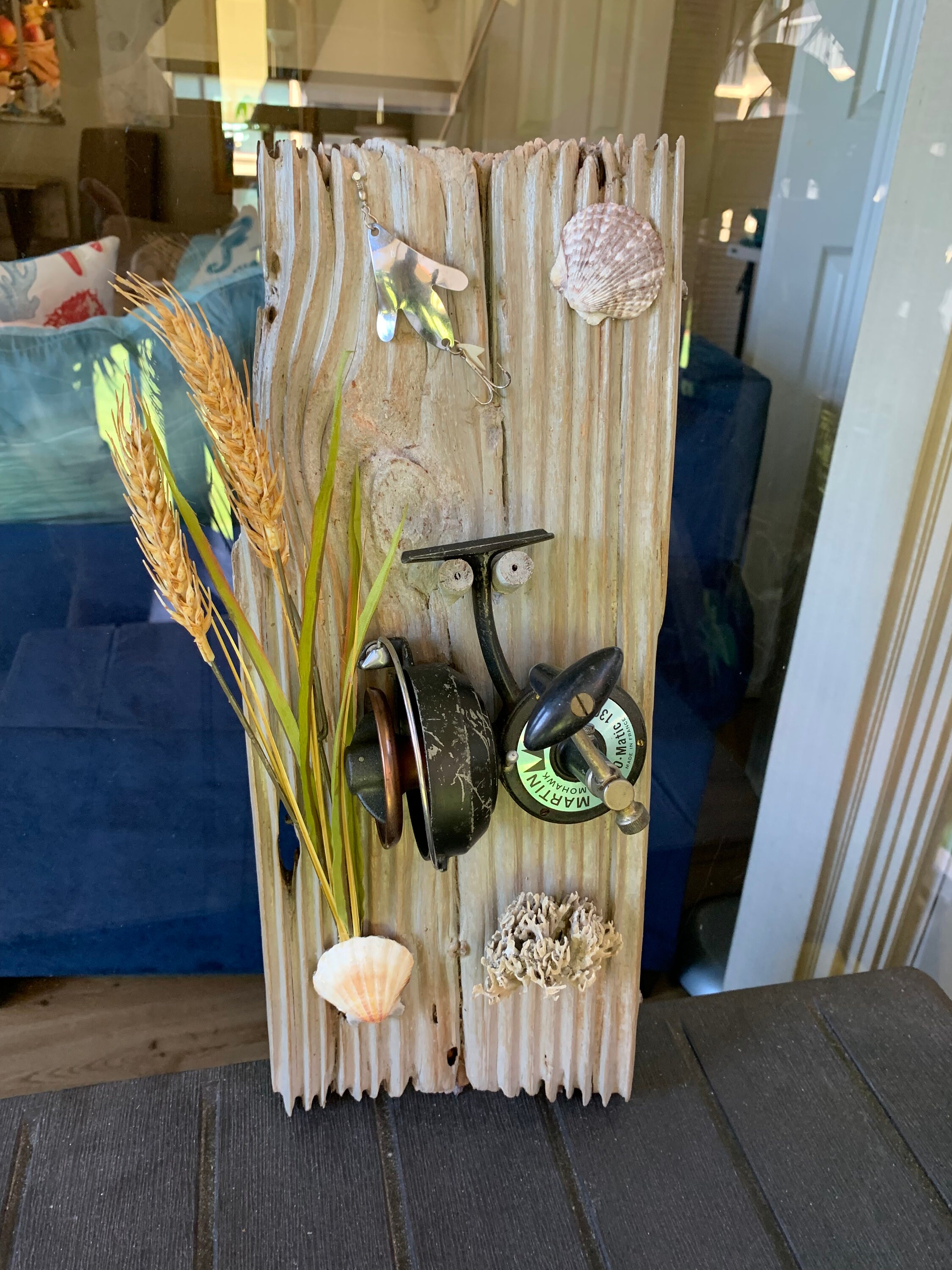 Vintage Fishing Tackle Decor Etsy