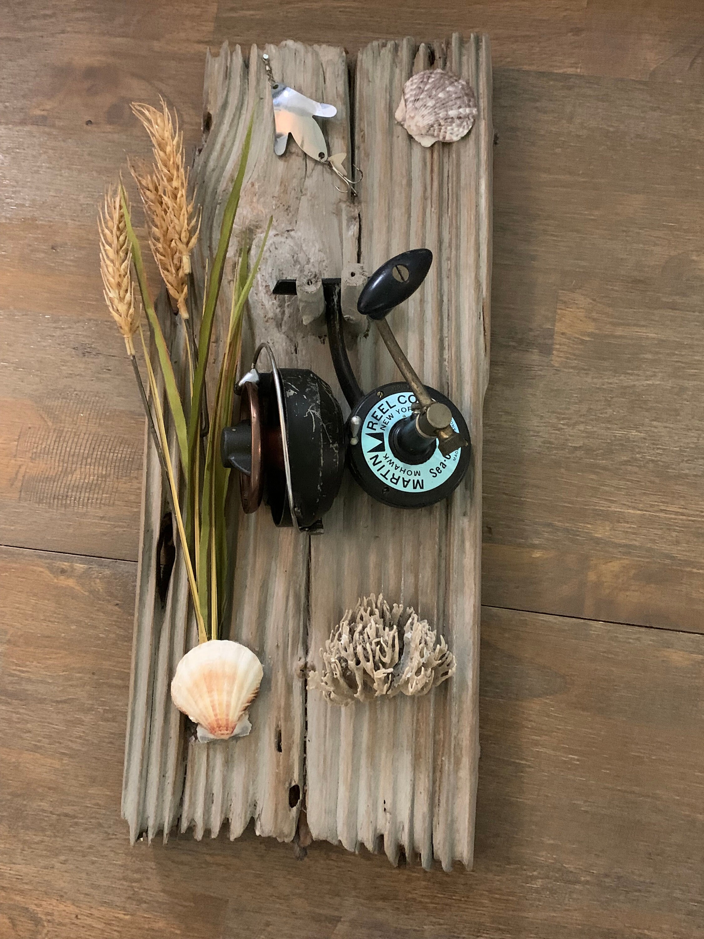 Vintage Fishing Tackle Decor Etsy