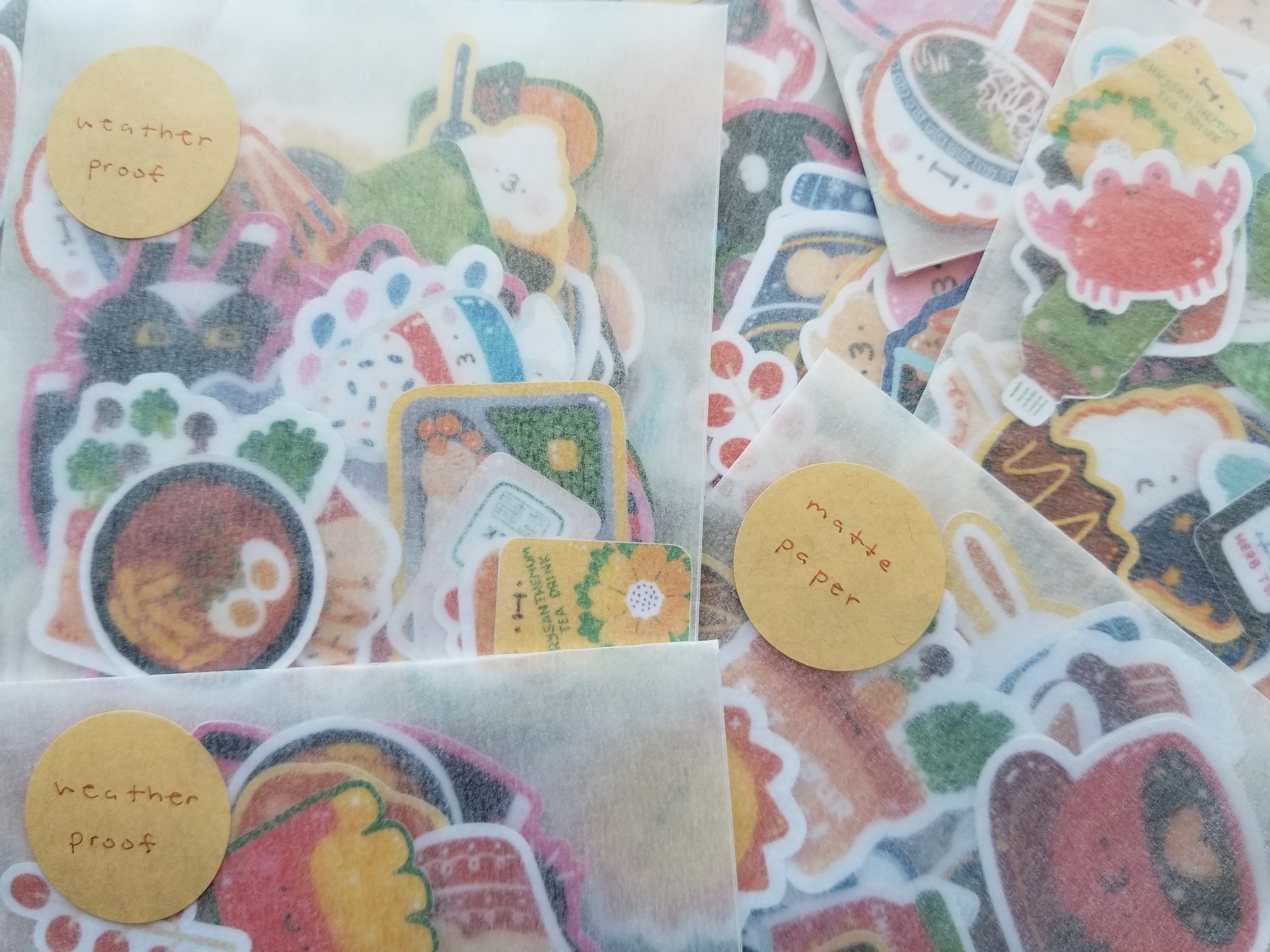 120pcs Kawaii Grab Bag Japanese Kawaii Memos Japanese Sticker