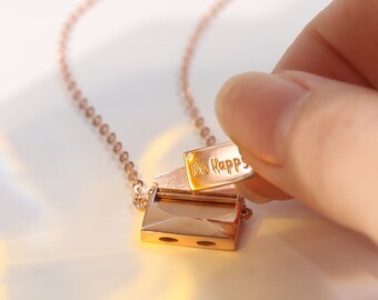 Engravable Petite Love Letter Necklace 