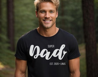 Geschenk zum Vatertag, Geschenke Papa personalisiert, Vatertagsgeschenk Shirt