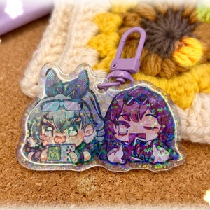Honkai Star Rail Silver Wolf & Kafka Charm