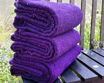 Yoga Blanket - Violet Purple (Solid Color)