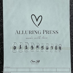 Press on Nail Sizing Kit