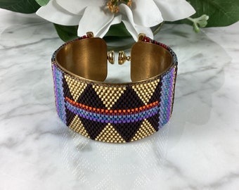 Peyote Perlen Armband Muster, Odd Count Stitch (PDF Muster)