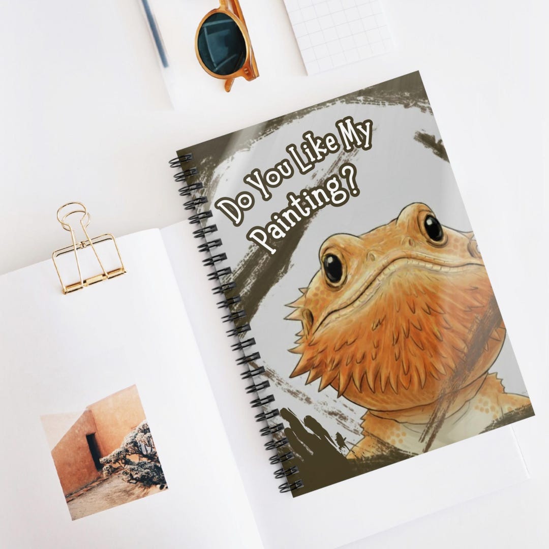 Poop Notebook Funny Bearded Dragon Notebook |