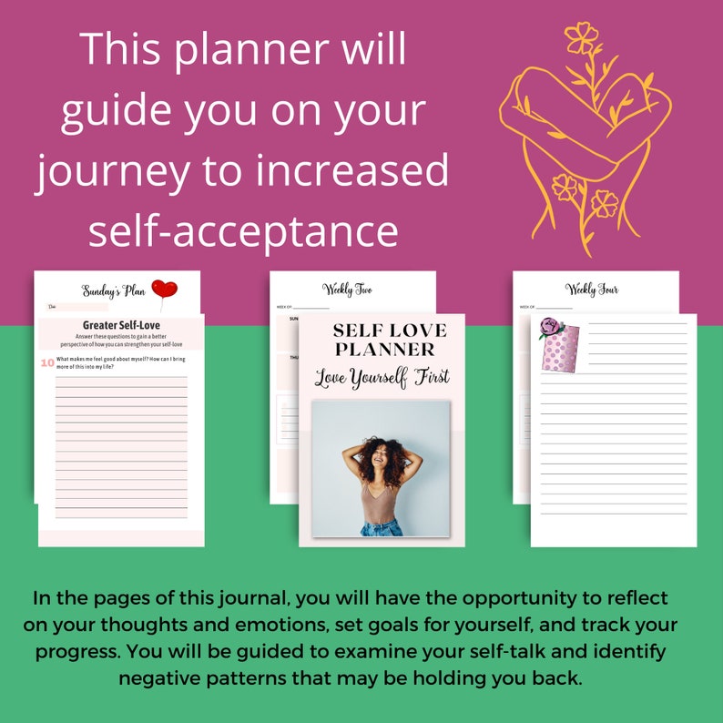 Self Love Planner | 60-page Printable Journal (instant Download) - Etsy