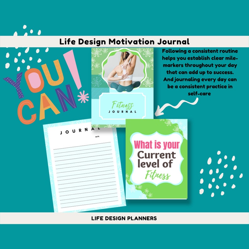 Fitness Planner Printable Weekly Fitness Planner Daily Etsy