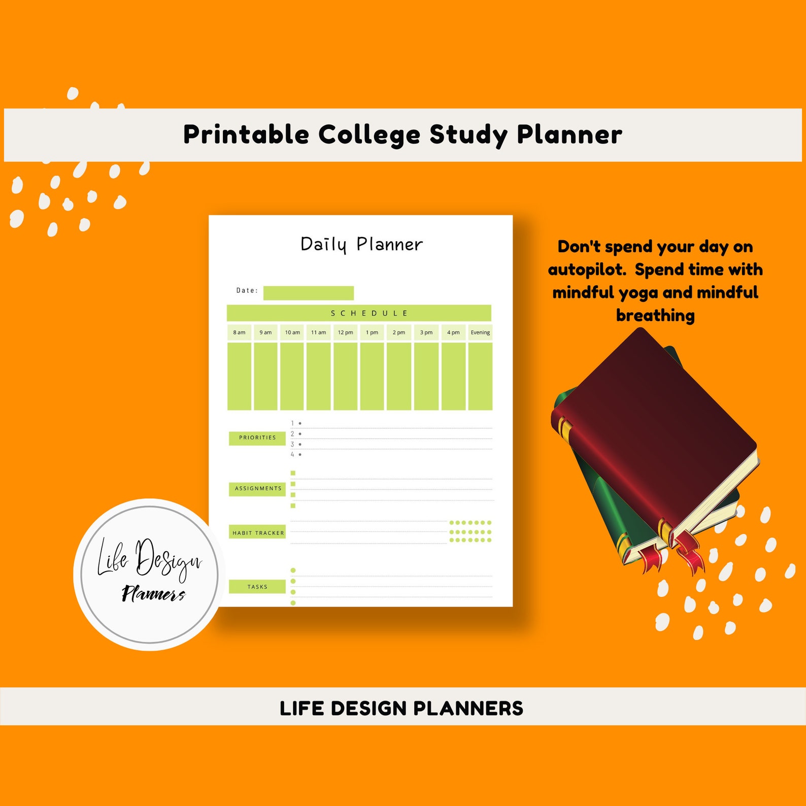 Student Planner Printable Study Planner Study Organiser Etsy