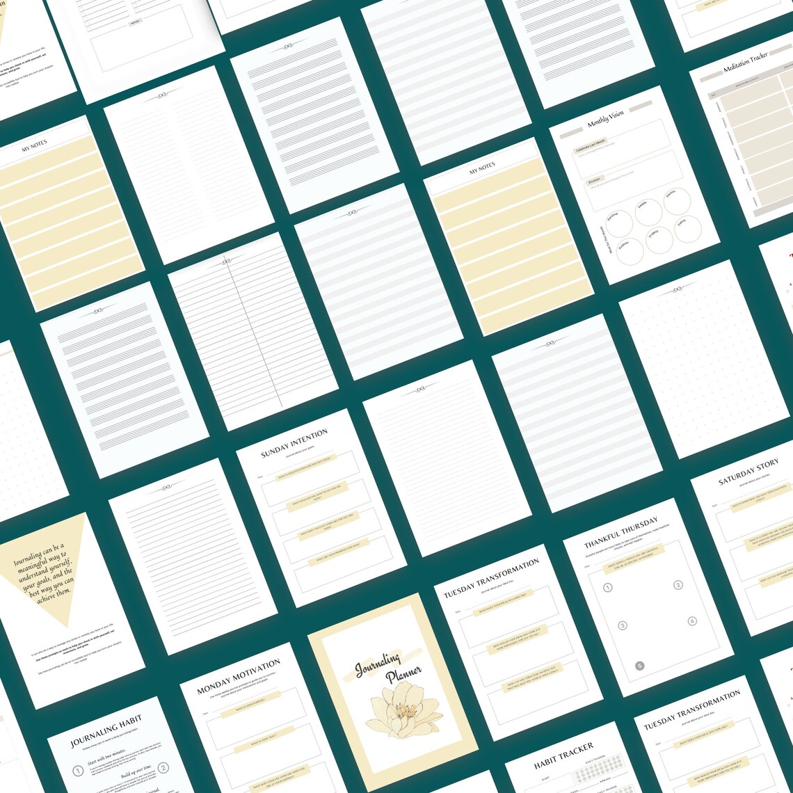 Journaling and Planner Printable Planner Coaching Tools - Etsy