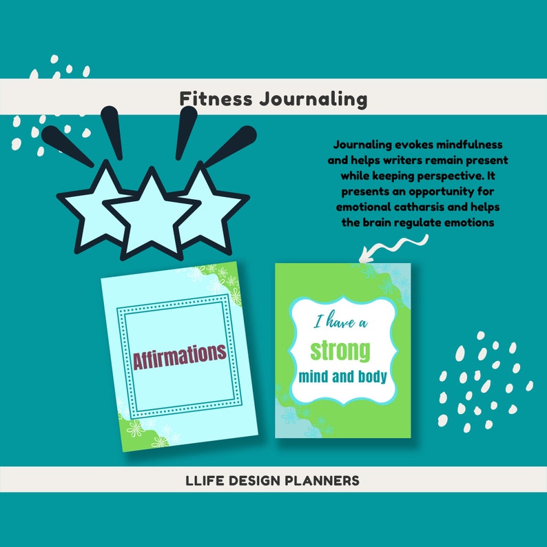 Fitness Planner Printable Weekly Fitness Planner Daily Etsy