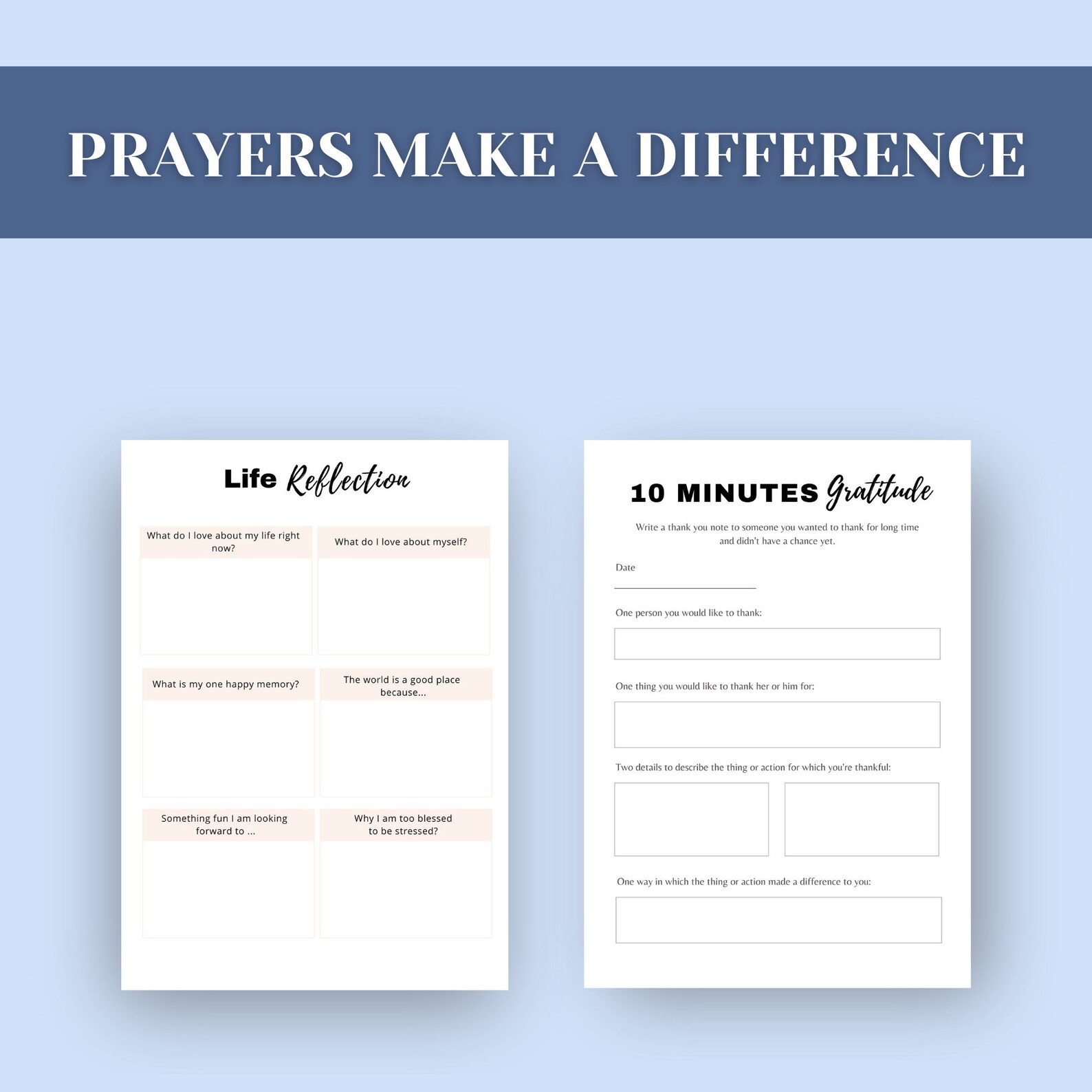 Prayer Journal | Gratitude Journal | Coaching Tools| Prayer Journal ...