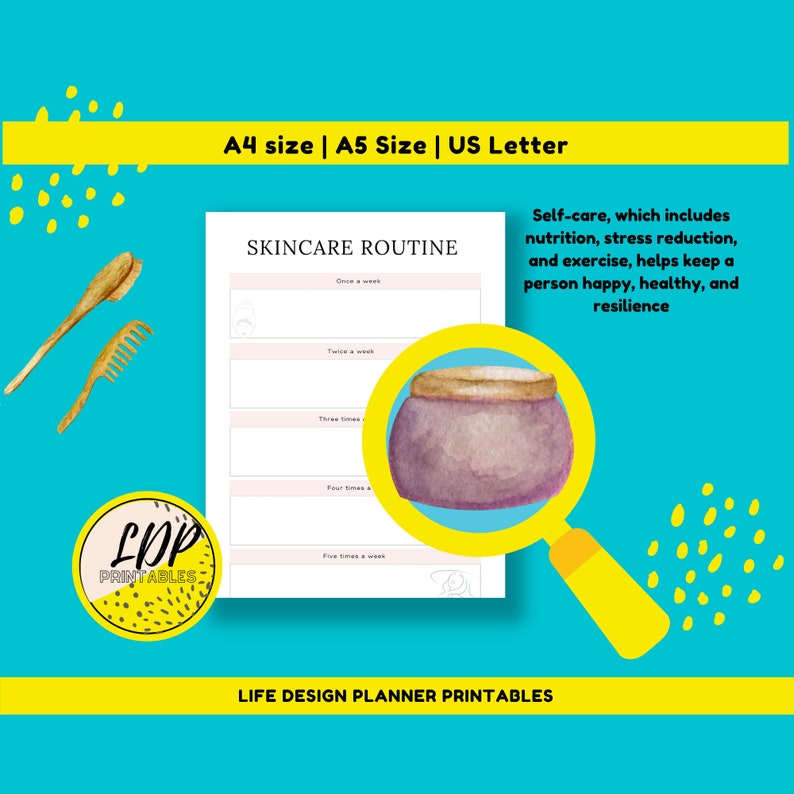 Self Care Planner Manage Your Work Life Balance With This Self Care ...