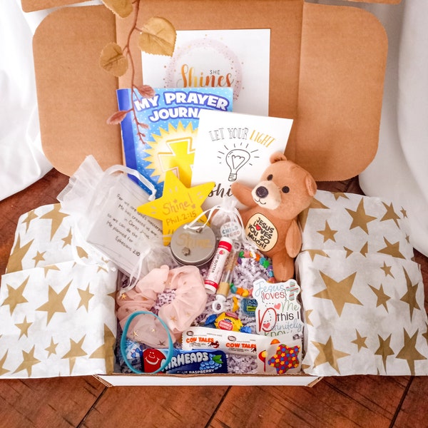 Girl Gift Box, Christian Gift Box, Faith Gift Box, Inspirational Gift, Encouraging Gift, Little Girl Birthday Gift, Bible Quote Gift
