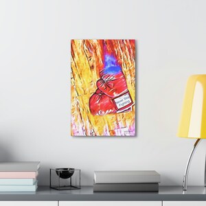 Never Stop Fighting on Canvas