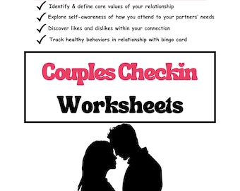 Couples Worksheets for Strengthening Your Relationship | Printable Love & Communication Worksheets for Couples | Couples Therapy Worksheets