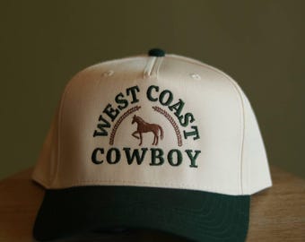 West Coast Cowboy Embroidered Trucker Hat
