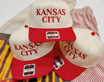Kansas City Embroidered Trucker Hat