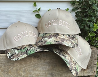 Cowgirl Embroidered Trucker Hat