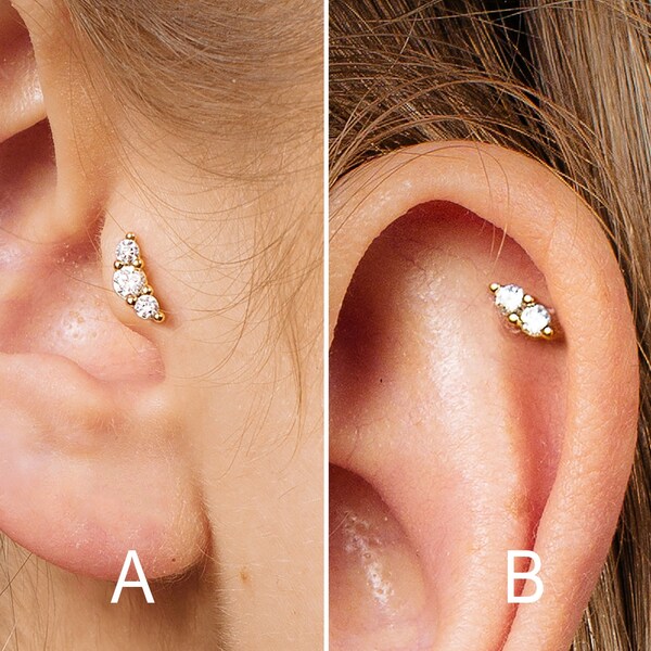 Flat Back Earring Etsy