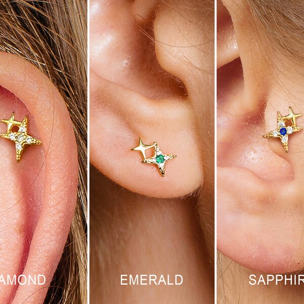 Flat Back Earring Etsy