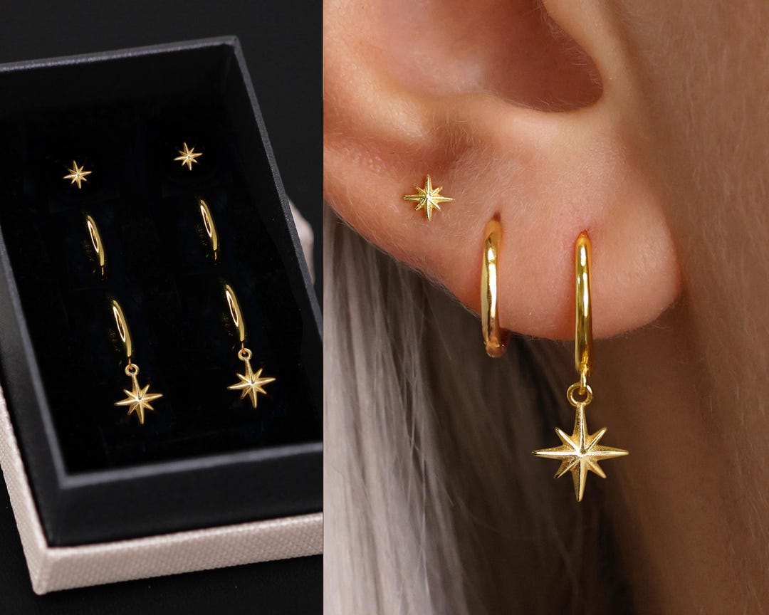 Bright Star Dangle Earring