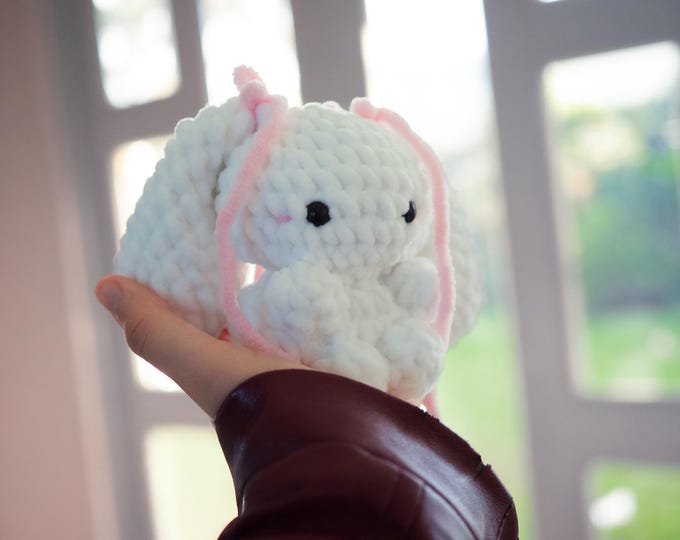 Handmade Crochet Bunny | Cute Amigurumi Plush | Easter Gift | Soft Yarn Bunny | Small Stuffed Animal Toy | Plushies