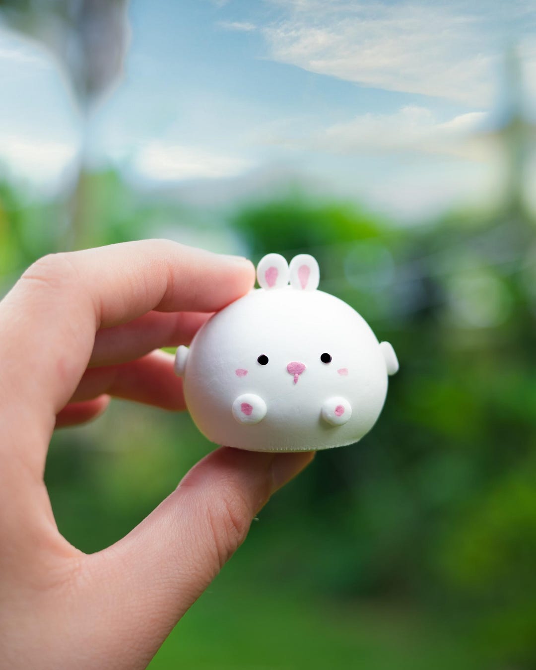 Mini Rabbit Toy Cute Bunny Figurine | Mini Bunny Toy | Small Bunny Desk Decor | Bunny ...