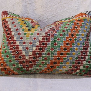 Turkish lumbar pillow brown throw pillow covers, Handmade traditional lumbar pillow covers couch, decorative lumbar pillow, 40x60cm pillow